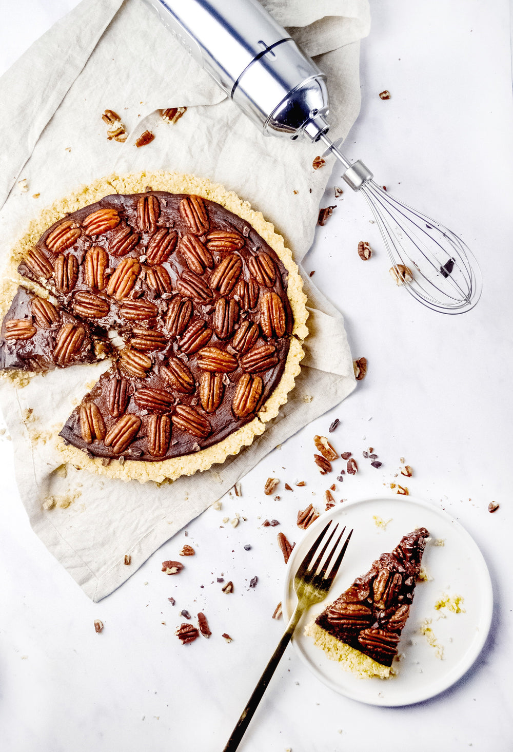 Chocolate and Pecan Pie