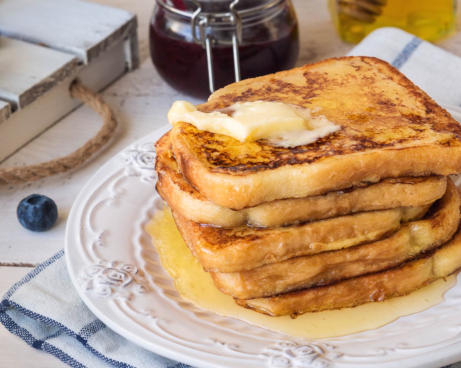 Vanilla French Toast with Banana Jam