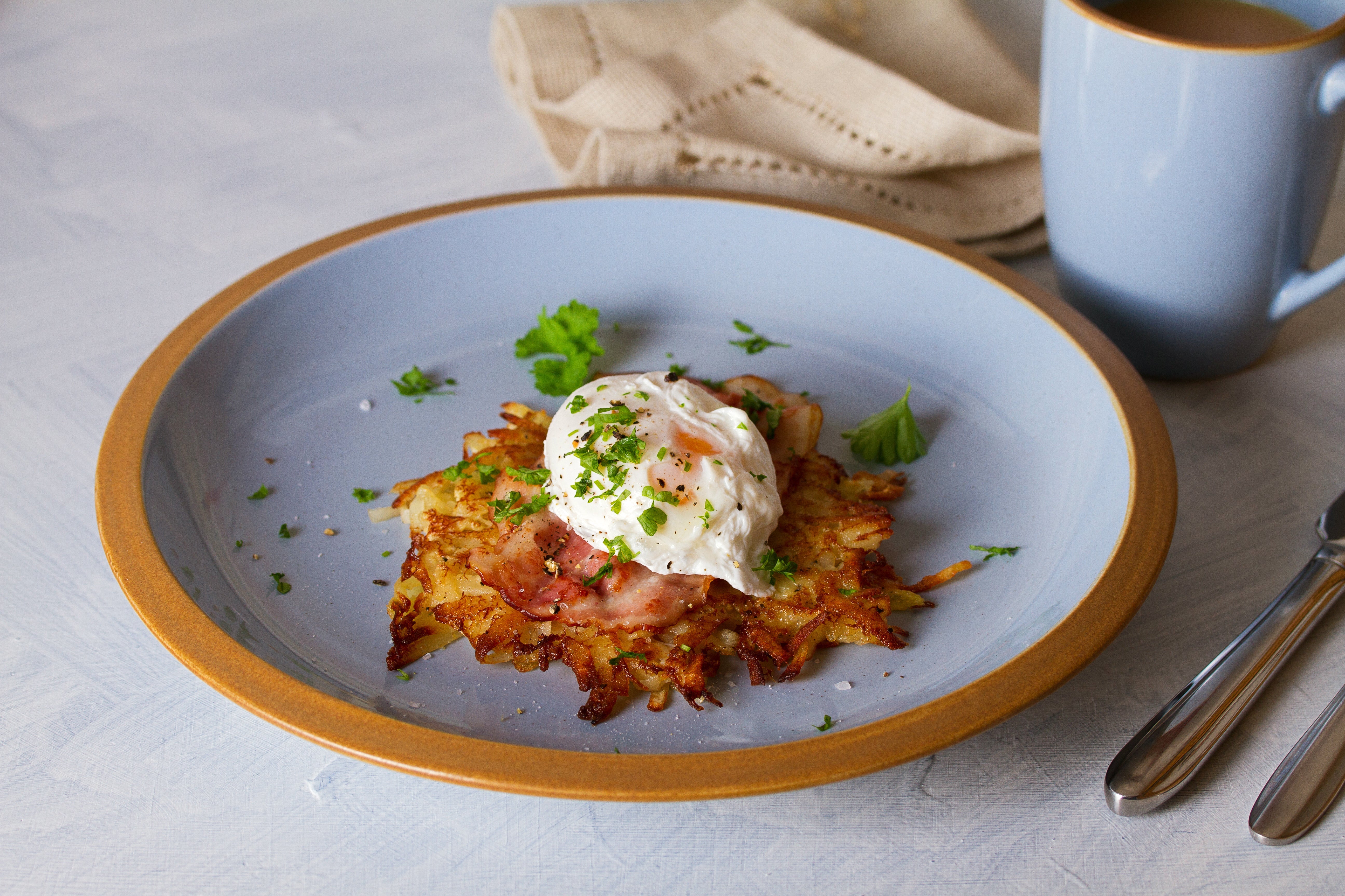 Sweet Potato and Courgette Rostis