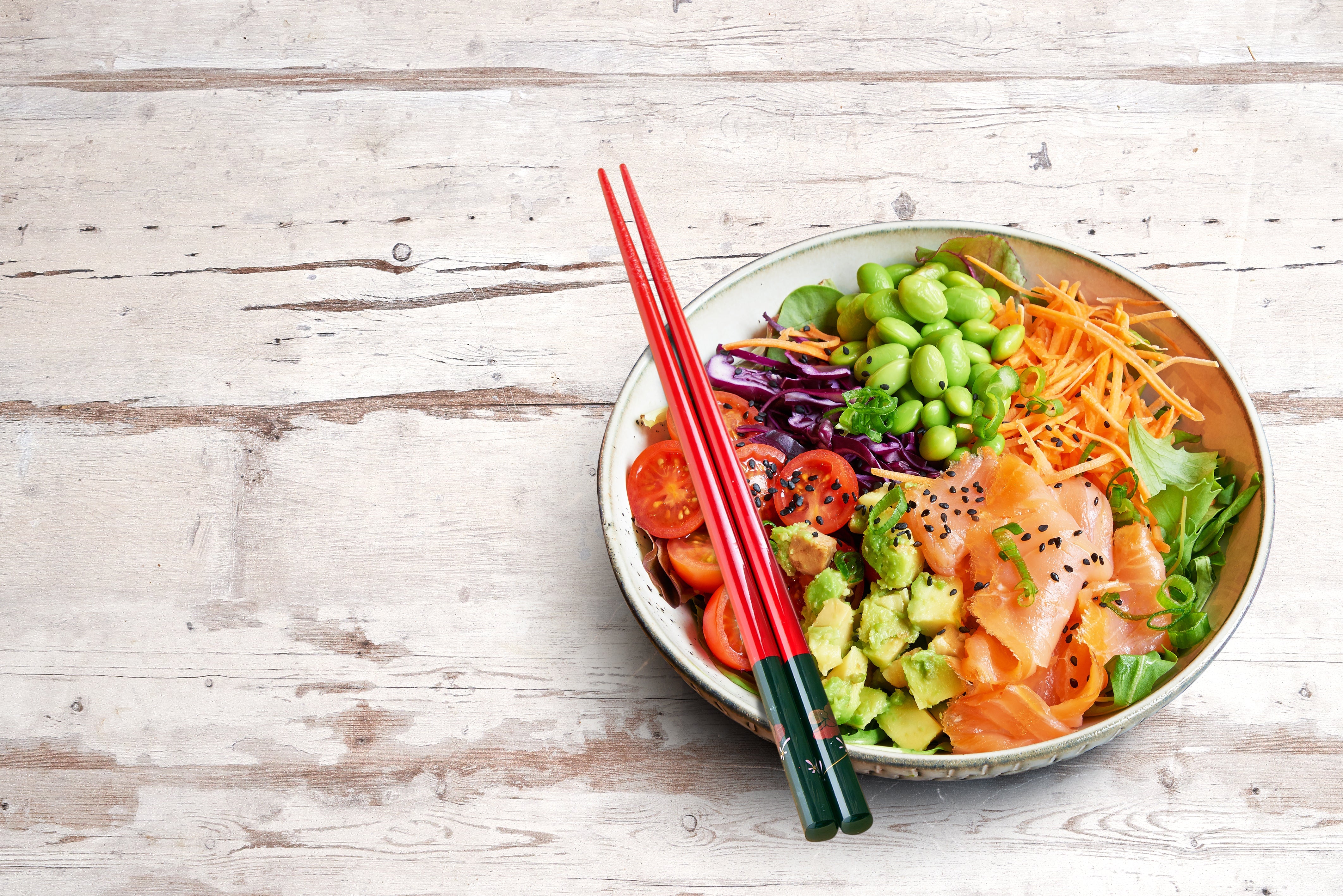 Tandoori Salmon Poké Bowl