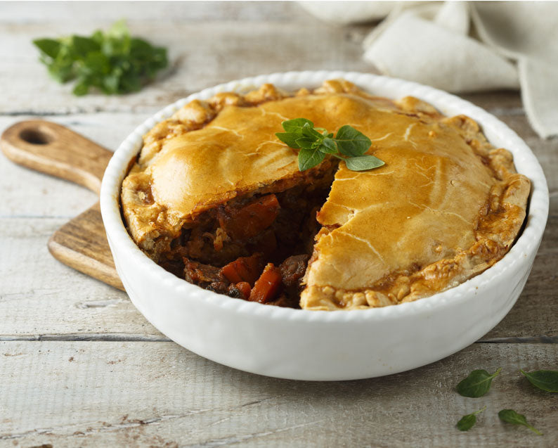 Steak and Vegetable Pie