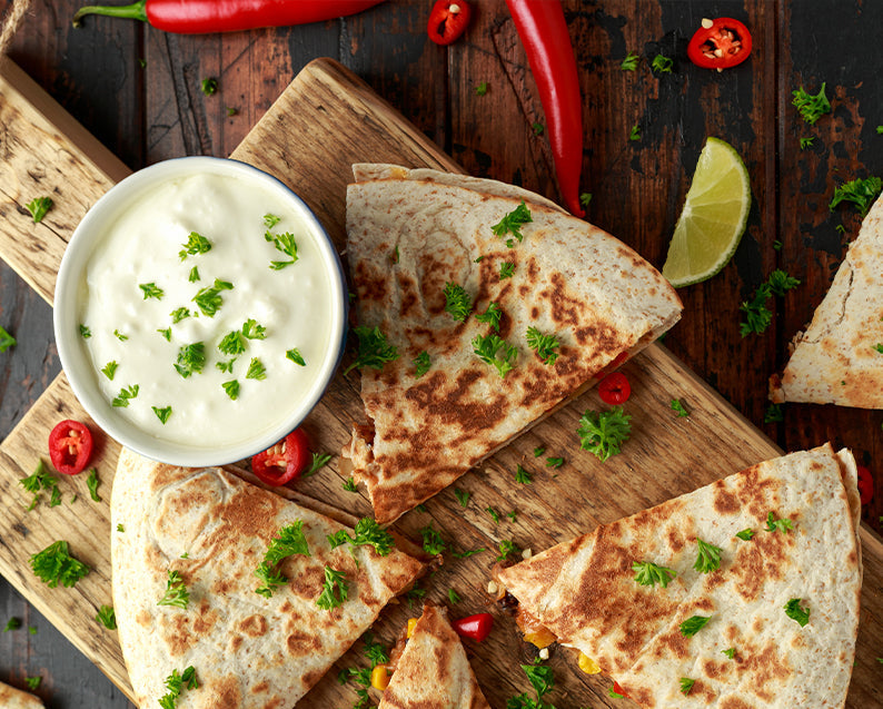 Hot & Spicy Chicken Quesadillas