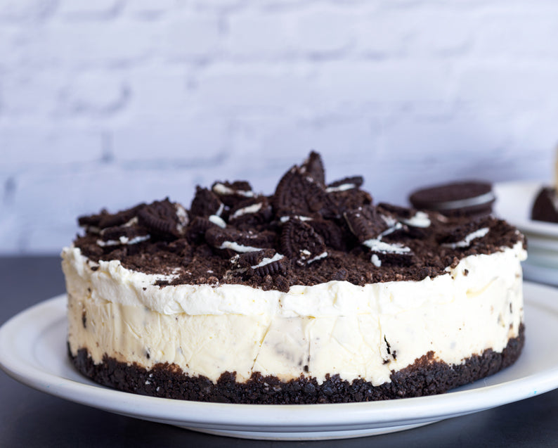 Coffee and Oreo cheesecake