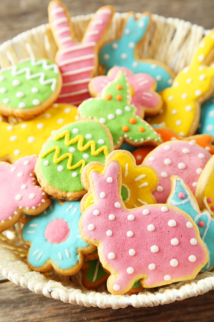 Iced Easter Biscuits