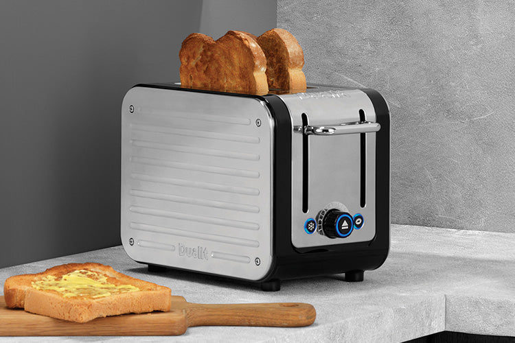 Dualit シルバー 2スロット トースター Design Series 2 Slice Toaster